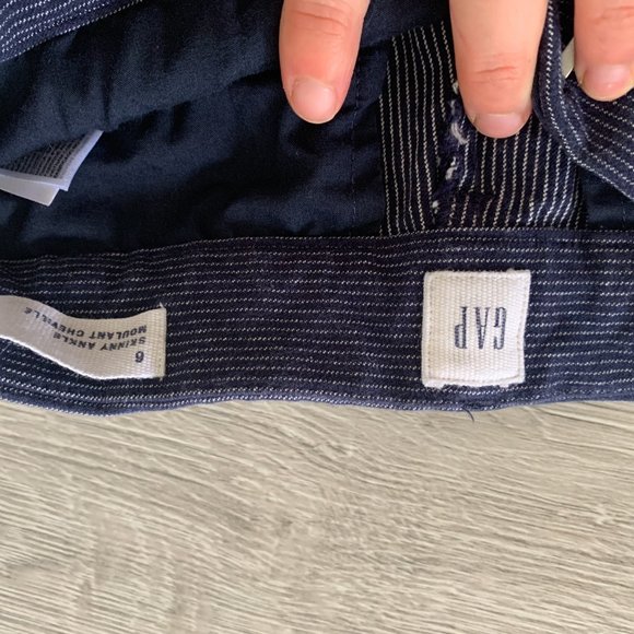 pants bleue striped GAP - Picture 3 of 5